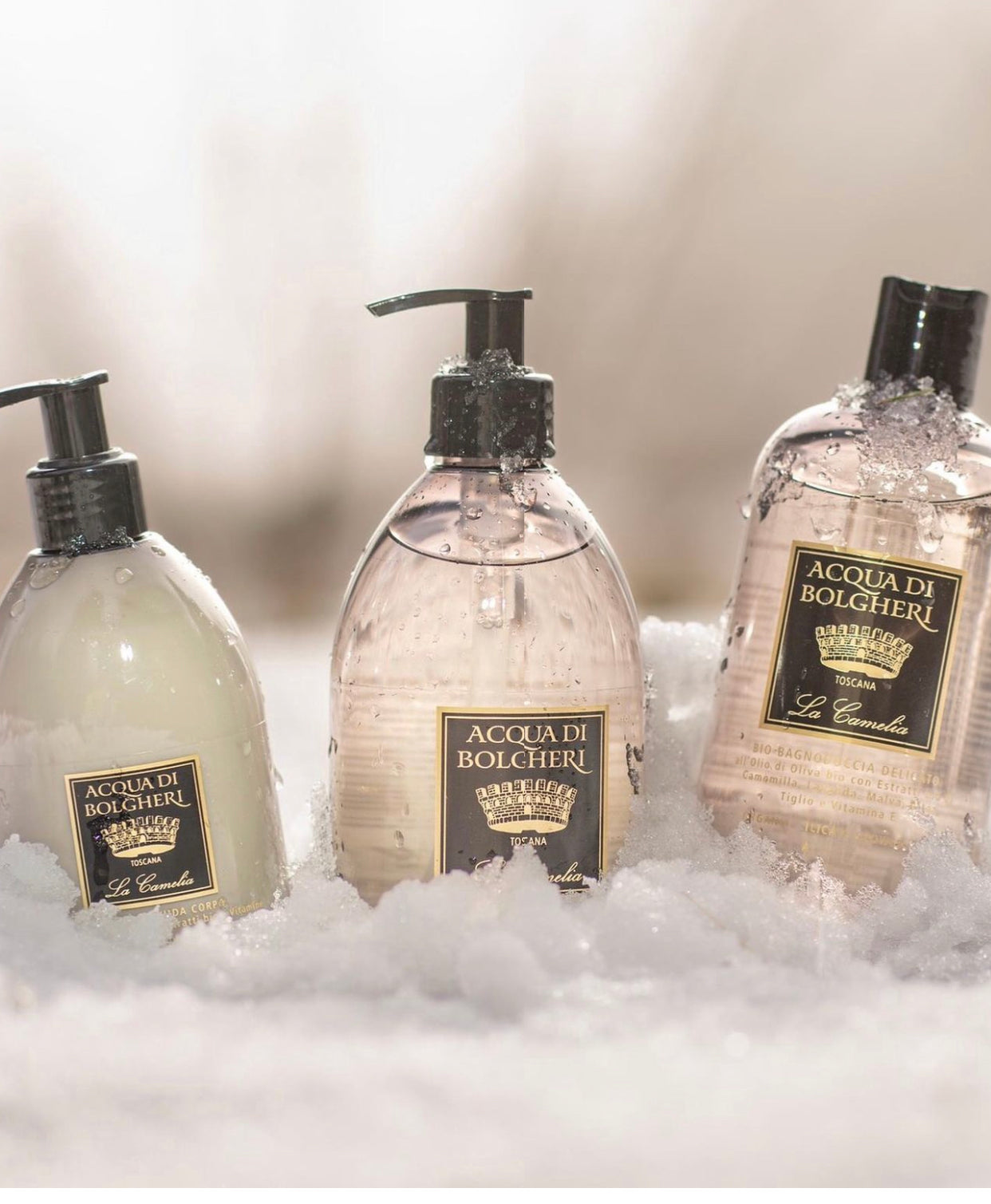 アクアディボルゲリ オーガニック デリケート シャワージェル カメリア 500ml | バスソープ、バスフォーム【LA CAMELIA】