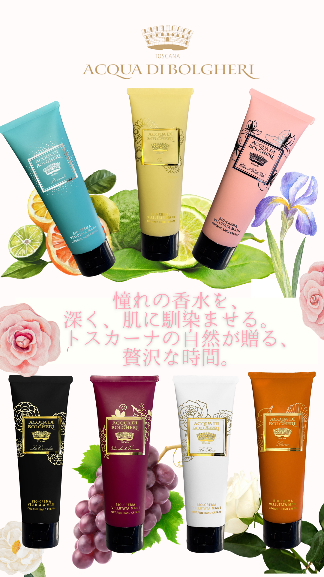 アクアディ ボルゲリ オーガニック ハンドクリーム ゴールド 75 ML（未発売）